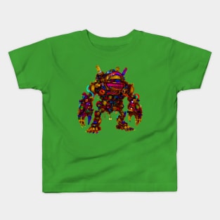 Weirdcore Robot Monster Kids T-Shirt